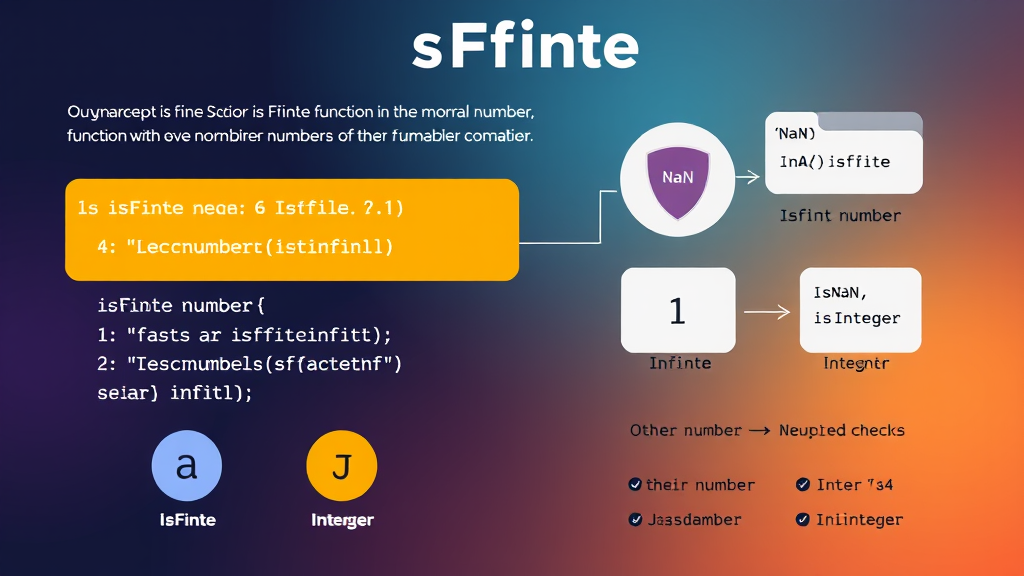 자바스크립트 isFinite 함수 완벽 가이드