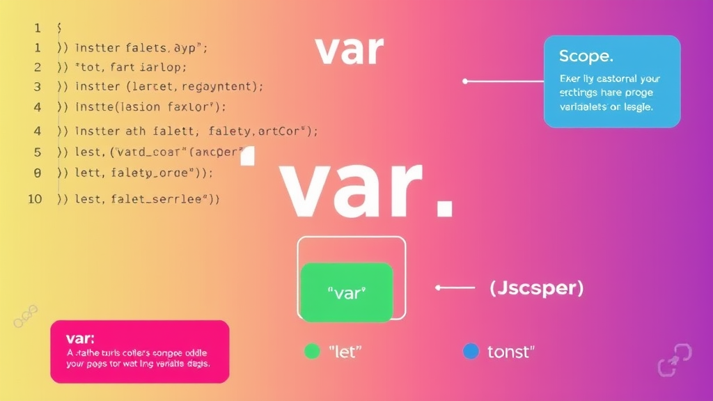 자바스크립트 var 기초부터 스코프까지 완벽 가이드