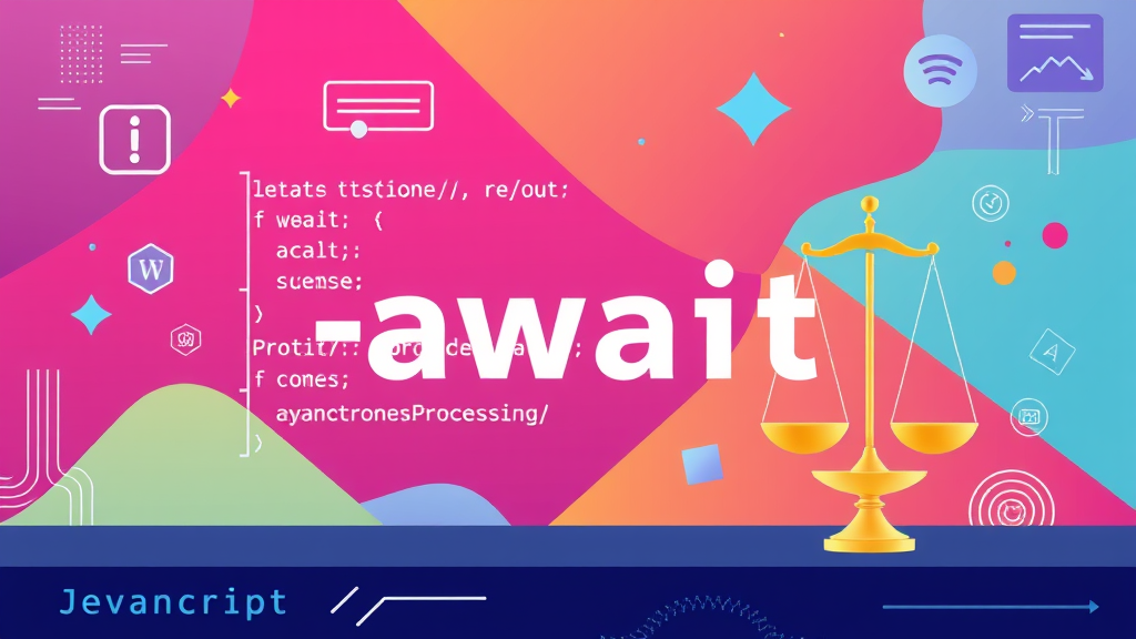 자바스크립트 await 완벽 가이드
